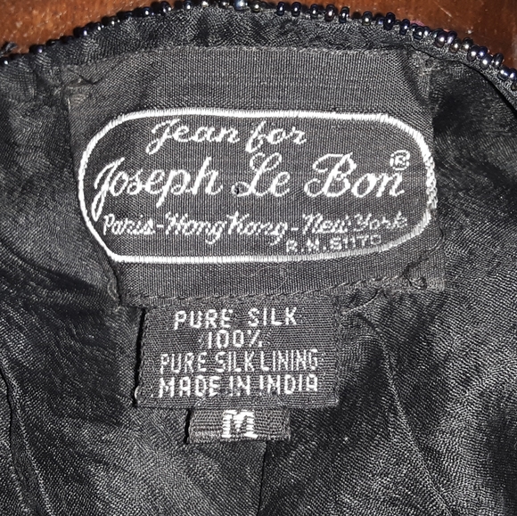 Vintage Jean for Joseph Le Bon Size M Silk Jacket - Picture 9 of 9